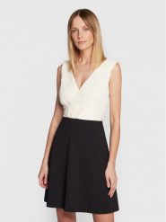 DKNY Sukienka koktajlowa DD2G3058 Kolorowy Regular Fit. Sukienki damskie DKNY, bez wzorów, z syntetyku, wizytowe, bez kołnierzyka, bez ramiączek. Za 519.99 zł.
