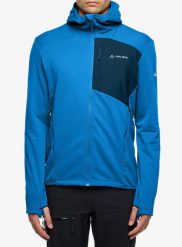 Bluza polarowa męska Vaude Monviso Fleece Jacket III. Niebieskie bluzy z kapturem męskie Vaude, m, z materiału. Za 368.49 zł.