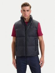 Calvin Klein Kamizelka LV04LH504G Czarny Regular Fit. Czarne kamizelki męskie CALVIN KLEIN, m, z syntetyku. Za 849.99 zł.