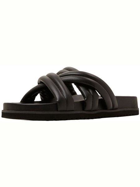 ESPRIT Klapki w kolorze czarnym rozmiar: 36. Czarne klapki damskie Esprit, bez wzorów, z materiału, bez obcasa. Za 100.04 zł.