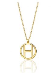 Revoni Złoty naszyjnik z zawieszką - dł. 42 cm rozmiar: onesize. Żółte naszyjniki damskie Revoni, złote. Za 500.38 zł.