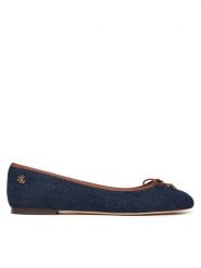 LAUREN RALPH LAUREN Baleriny Jayna 802P04386001 Granatowy. Niebieskie baleriny damskie Lauren Ralph Lauren, bez wzorów, z materiału, bez obcasa. Za 579.99 zł.