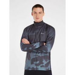 Bluza na rower z suwakiem męska PROTEST. Czarne bluzy bez kaptura męskie Protest, bez wzorów, sportowe, bez kołnierzyka, bez ramiączek. Za 399.99 zł.