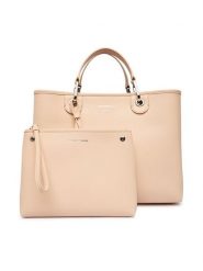 Emporio Armani Torebka EW000360 AF12036 M1332 Beżowy. Brązowe torebki klasyczne damskie Emporio Armani, bez wzorów, ze skóry, bez dodatków. Za 1,339.00 zł.