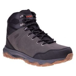 Buty Hi-Tec Havant Mid Wp 92800376965 szare. Szare buty sportowe na co dzień męskie z gumy, bez zapięcia. Za 306.83 zł.