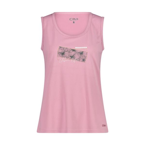 Damski tank top CMP. Brązowe topy damskie CMP, s, bez wzorów, z poliesteru, bez ramiączek. Za 135.00 zł.