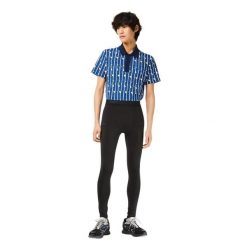 Legginsy męskie Lacoste. Czarne spodnie sportowe męskie Lacoste, z dzianiny. Za 317.00 zł.