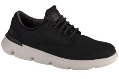 Buty sportowe Sneakersy męskie, Garza - Reardon. Czarne buty sportowe na co dzień męskie Skechers, z materiału, bez zapięcia, trekkingowe. Za 229.99 zł.