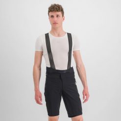Spodenki rowerowe męskie Sportful Supergiara Overshort. Czarne szorty męskie SPORTFUL, l, z elastanu, rowerowe. Za 510.40 zł.