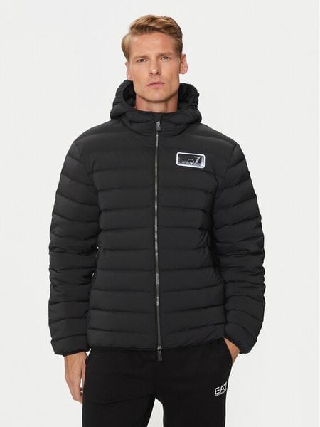 EA7 Emporio Armani Kurtka puchowa 6DPB16 PNHAZ 1200 Czarny Regular Fit. Czarne kurtki męskie EA7 Emporio Armani, m, bez wzorów, z puchu, bez kaptura. Za 829.99 zł.