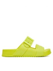 Melissa Klapki Melissa Cozy Connection Slide Ad M 35832 Zielony. Zielone klapki damskie Melissa, bez wzorów, z tworzywa sztucznego, bez obcasa. Za 199.99 zł.