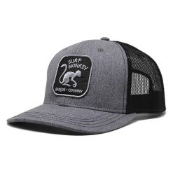 Czapka Trucker - 6 paneli / Dorośli / Jeden rozmiar (Szary/Czarny). Fioletowe czapki męskie SURF MONKEY, z aplikacjami, z bawełny. Za 159.95 zł.