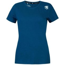 Koszulka damska Rafiki Mello LT. Niebieskie bluzki damskie Rafiki, bez wzorów, bez kołnierzyka. Za 248.05 zł.