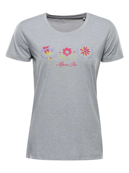 Alpine Pro Koszulka funkcyjna "Sassa" w kolorze szarym rozmiar: L. Szare t-shirty damskie Alpine Pro, l, bez wzorów, z materiału, bez kołnierzyka. Za 83.22 zł.