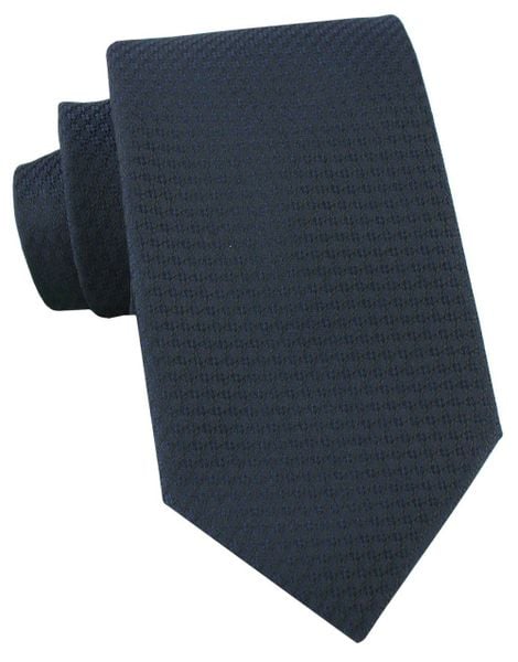 Elegancki Krawat Chattier - Granatowy, Drobna Faktura Tkaniny. Niebieskie krawaty i muchy męskie Chattier, bez wzorów, z tkaniny, eleganckie. Za 55.00 zł.