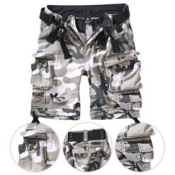 Szorty bushcraft męskie Brandit M65 Savage z Paskiem Vintage Urban (Metro). Białe szorty męskie Brandit, z aplikacjami, z tkaniny, militarne. Za 212.85 zł.