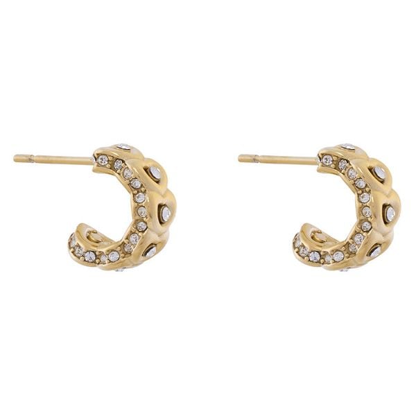 Kolczyki Guess. Żółte kolczyki damskie Guess, złote. Za 179.99 zł.
