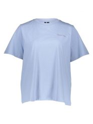 Vero Moda Koszulka w kolorze błękitnym rozmiar: XS. Niebieskie bluzki damskie Vero Moda, xs, bez wzorów, z bawełny, bez kołnierzyka. Za 41.49 zł.