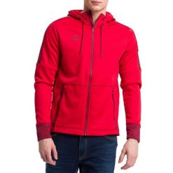 Kurtka Erima Softshell Basic. Czerwone kurtki męskie Erima, l, bez wzorów, z materiału, sportowe, bez kaptura. W wyprzedaży za 224.10 zł.