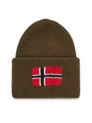 Napapijri Czapka F-Evei 1 NP0A8AM2 Khaki. Brązowe czapki zimowe damskie Napapijri. Za 249.99 zł.