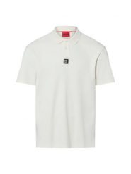 HUGO koszulka polo - Deabono Mężczyźni Bawełna (100%) biały, S. Białe koszulki polo męskie Hugo, m, bez wzorów, z bawełny, bez ramiączek. Za 379.95 zł.