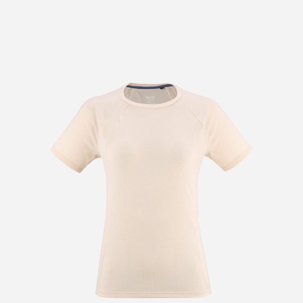 Koszulka damska Millet Fusion vanilla. Czerwone t-shirty damskie Millet, bez wzorów, bez kołnierzyka. Za 189.70 zł.