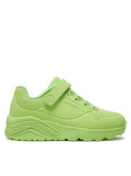 Skechers Sneakersy Uno Lite 310451L/LTGR Zielony. Zielone buty sportowe dziewczęce Skechers, bez wzorów, ze skóry, bez zapięcia. Za 149.99 zł.