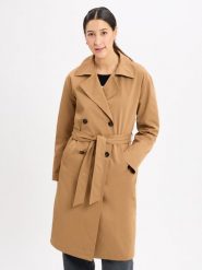 Noisy May Płaszcz - NMManya Kobiety beżowy, XS. Brązowe płaszcze damskie Noisy may, xs, bez wzorów. Za 349.95 zł.