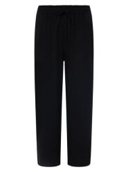 Zwillingsherz Spodnie w kolorze czarnym rozmiar: onesize. Czarne spodnie materiałowe damskie Zwillingsherz, bez wzorów, z materiału. Za 113.99 zł.