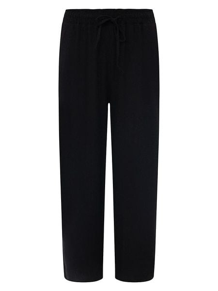 Zwillingsherz Spodnie w kolorze czarnym rozmiar: onesize. Czarne spodnie materiałowe damskie Zwillingsherz, bez wzorów, z materiału. Za 113.99 zł.