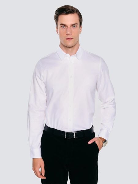 Koszula męska bawełniana biała Guberno 101. Białe koszule męskie Big Star, l, bez wzorów, z bawełny, bez kołnierzyka, bez ramiączek. Za 229.99 zł.