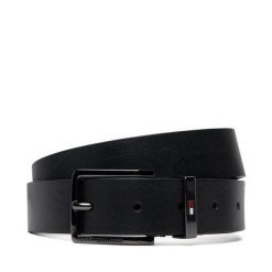 Pasek Tommy Hilfiger. Czarne paski męskie Tommy Hilfiger, bez wzorów. Za 229.99 zł.