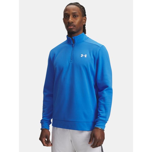Bluza Under Armour Armour Fleece 1/4 Zip. Niebieskie bluzy bez kaptura męskie Under Armour. Za 259.20 zł.