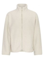 MOSS COPENHAGEN Kurtka pluszowa "Letha" w kolorze białym rozmiar: L/XL. Białe kurtki damskie MOSS COPENHAGEN, l, bez wzorów, bez kaptura. Za 332.24 zł.