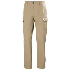 Spodnie cargo Helly Hansen QD. Brązowe szorty męskie Helly Hansen, bez wzorów, z elastanu. Za 385.50 zł.