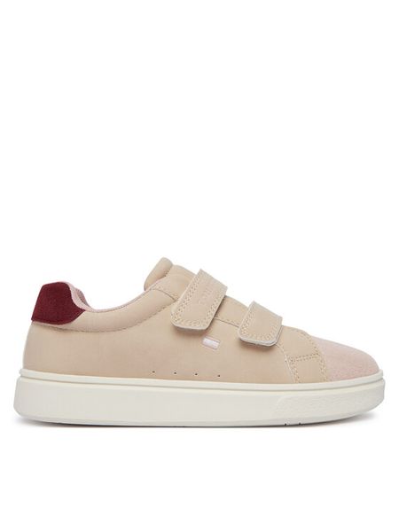 Tommy Hilfiger Sneakersy Low Cut Velcro Sneaker T1A9-35062-0315 S Beżowy jasny. Brązowe buty sportowe dziewczęce Tommy Hilfiger, bez wzorów, ze skóry, bez zapięcia. Za 309.99 zł.