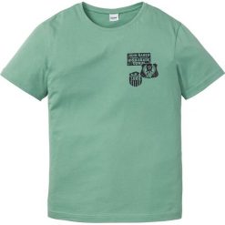 T-shirt bonprix zielony szałwiowy. Zielone t-shirty męskie bonprix, m, bez wzorów, bez kołnierzyka. Za 34.99 zł.