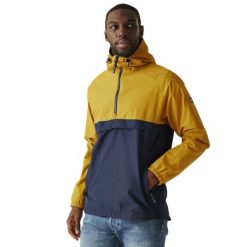 Kurtka turystyczna przeciwdeszczowa męska Tayan wodoodporna. Brązowe kurtki męskie Regatta, m, bez wzorów, sportowe, bez kaptura. W wyprzedaży za 302.50 zł.