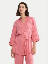 Triumph Szlafrok Amourette Jacquard 10227267 Różowy Regular Fit. Czerwone szlafroki damskie Triumph, bez wzorów, z wiskozy. Za 179.99 zł.