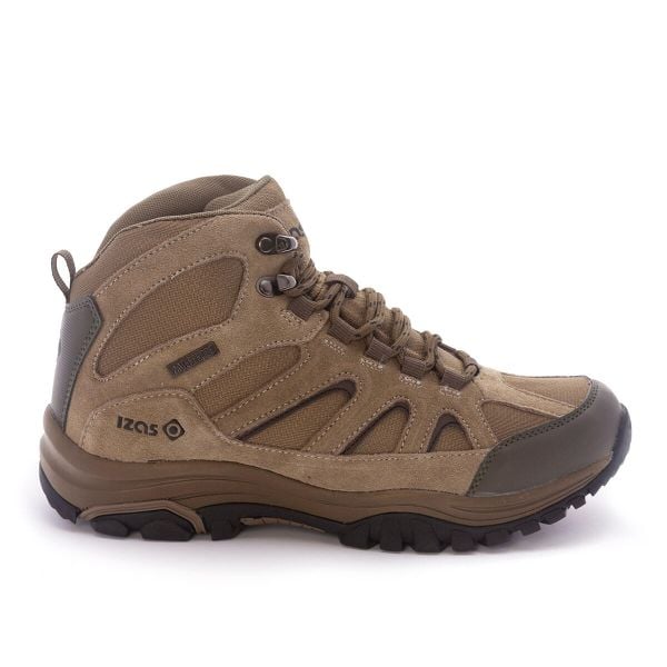 Buty trekkingowe TIMPA Mount-Tex – wygoda, trwałość i doskonała amortyzacja. Brązowe buty trekkingowe męskie IZAS, z gumy, bez zapięcia, outdoorowe. Za 356.48 zł.