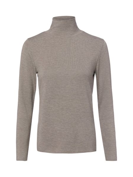 Someday koszulka z długim rękawem Kobiety wiskoza brązowy|szary, 40. Brązowe t-shirty damskie Someday, bez wzorów, z materiału, bez kołnierzyka. Za 249.95 zł.