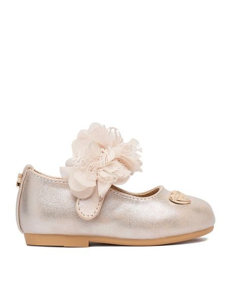 Guess Baleriny CEO-CM250801-1 Różowy. Czerwone baleriny dziewczęce Guess, z aplikacjami, z materiału. Za 149.99 zł.