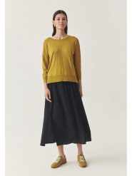 TATUUM Sweter w kolorze musztardowym rozmiar: M. Żółte swetry klasyczne damskie Tatuum, m, bez kołnierzyka. Za 126.15 zł.