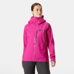 Damska kurtka narciarska Helly Hansen Verglas Bc. Czerwone kurtki damskie Helly Hansen, na zimę, bez wzorów, bez kaptura. W wyprzedaży za 1,175.75 zł.