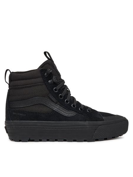 Vans Tenisówki MTE Sk8-Hi Waterproof Insulated VN000DAQBKA1 Czarny. Czarne trampki i tenisówki męskie Vans, bez wzorów, z materiału, bez zapięcia. Za 389.99 zł.