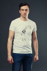 T-shirt MIASTO JEST MOJE męski biały. Białe t-shirty męskie Hultaj Polski, l, bez wzorów, z bawełny, bez kołnierzyka. Za 99.00 zł.