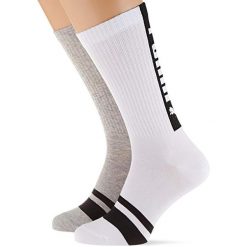 Skarpety Męskie Puma Seasonal Logo Socks Białe 39-42. Białe skarpetki męskie Puma, bez wzorów, z bawełny. Za 125.99 zł.