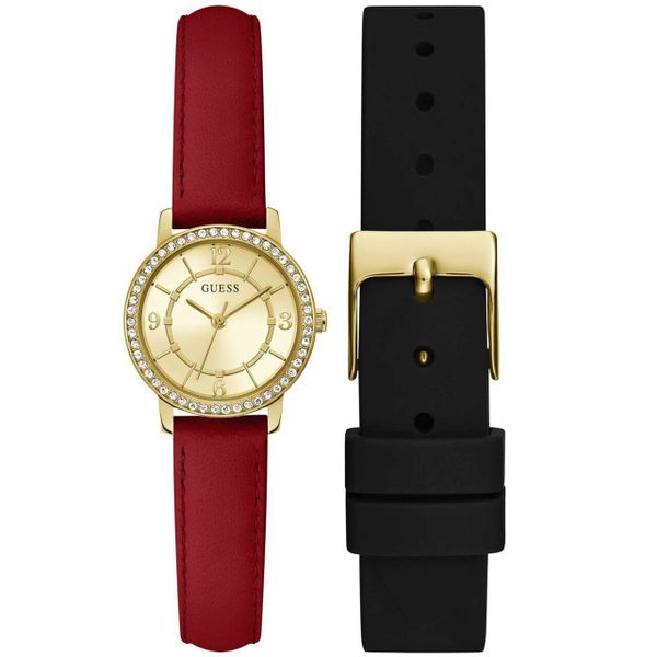 Zegarek damski Guess GW0643L2, Quartz, 28mm, 3ATM. Żółte zegarki damskie Guess. W wyprzedaży za 617.20 zł.