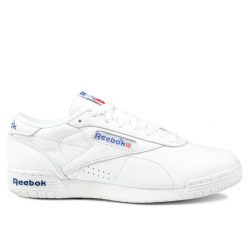 Buty męskie sportowe Reebok SS-EXOFIT LO CLEAN LOGO INT. Białe buty sportowe na co dzień męskie Reebok, z gumy, bez zapięcia, trekkingowe. Za 225.00 zł.