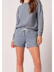 Skiny Szorty dresowe w kolorze błękitnym rozmiar: 38. Niebieskie szorty damskie Skiny, bez wzorów, z dresówki. Za 75.34 zł.